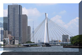Chuo Ohashi Bridge, Tokyo, Japan
