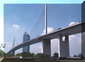Rama IX Bridge, Bangkok, Thailand