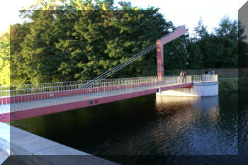 Footbridge at Angleur, Begium