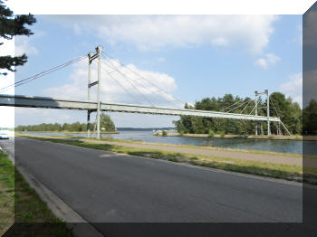 Pipeline bridge in Mol, Belgium