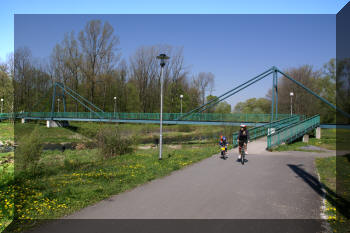 Bridges in Frydek-Mistek, Czech Republic