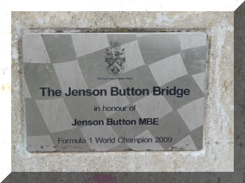 The Jenson Button footbridge, Frome, Somerset