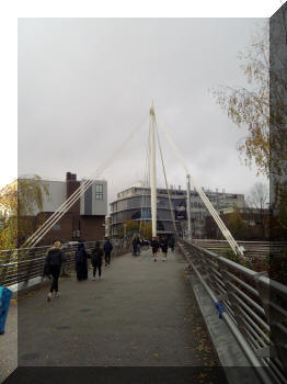 Northumbria University footbridge, Newcastle
