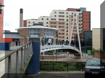 Footbridge at Brewery Wharf, Leeds
