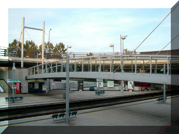 DLR Beckton Park Station footbridge, London