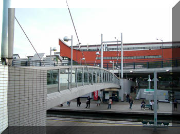 Footbridge, DLR Cyprus Station, London