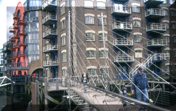 St. Saviours Dock footbridge,  London