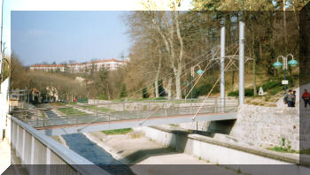 Footbridge in Oullins, France