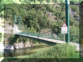 Footbridge in Breno, Italy