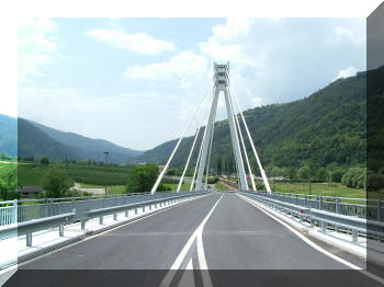 Road bridge Bressanone/Brixen, Italy