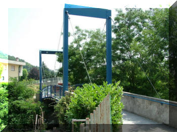 Footbridge in Albano Sant´Alessandro (BG)