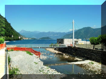 passerella ciclo-pedonale in Argegno, (CO)