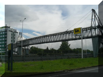 Footbridge at Milano-Cantalupa (MI), Italy