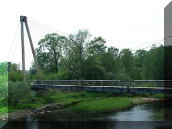 Ogresgals, Latvia footbridge