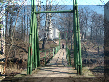 Saulkrasti, Latvia, footbridge