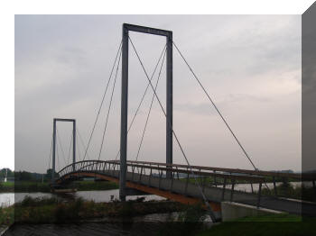 Footbridge in Blauwestad, Netherlands