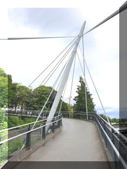 Lagardskleiva footbridge, Stavanger, Norway