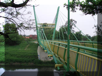 Footbridge in Lesnica, Poland