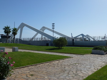 Formula 1 race bridge, Valencia