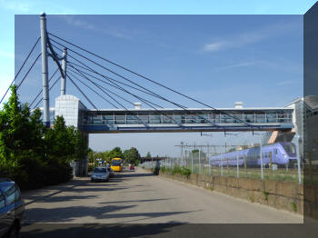 Footbridge at Hässleholm, Sweden