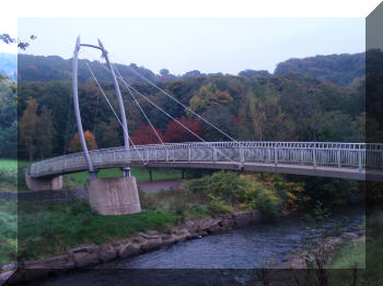 South Celynenm Wales, footbridge