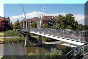 Footbridge in Denver, CO