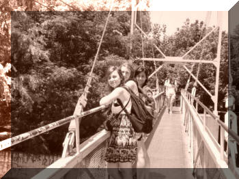 pedestrian bridge in Cordoba, Argentina